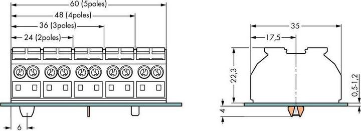 Actual product image Wago 4-wire device connection cable