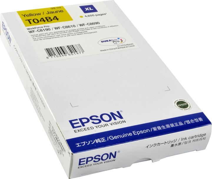Produktbild Epson Ink Cartridge XL Yellow T04b4 (Y)