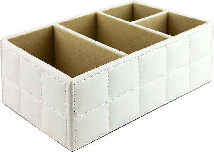 Immagine prodotto JTI Scatola organizer in pelle PU, bianca (2.24 l)