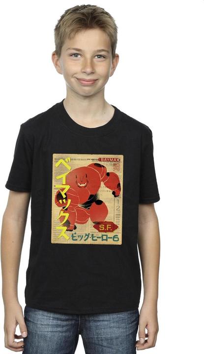 Produktbild Disney Big Hero 6 Baymax Baymax Newspaper TShirt Jungen (140, 146)