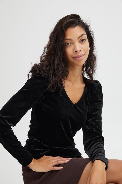 Actual product image B.young BYPERLINA LS TSHIRT - 20810823 (S)