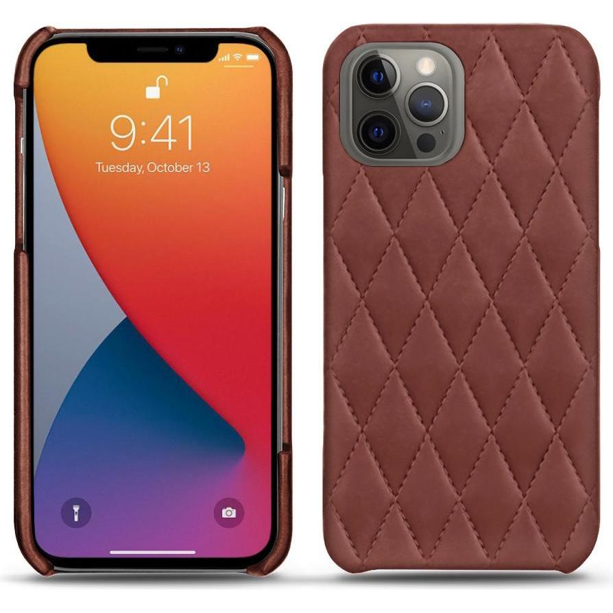 Noreve Lederschutzhülle (Apple iPhone 13 Pro Max), Smartphone Hülle, Rot