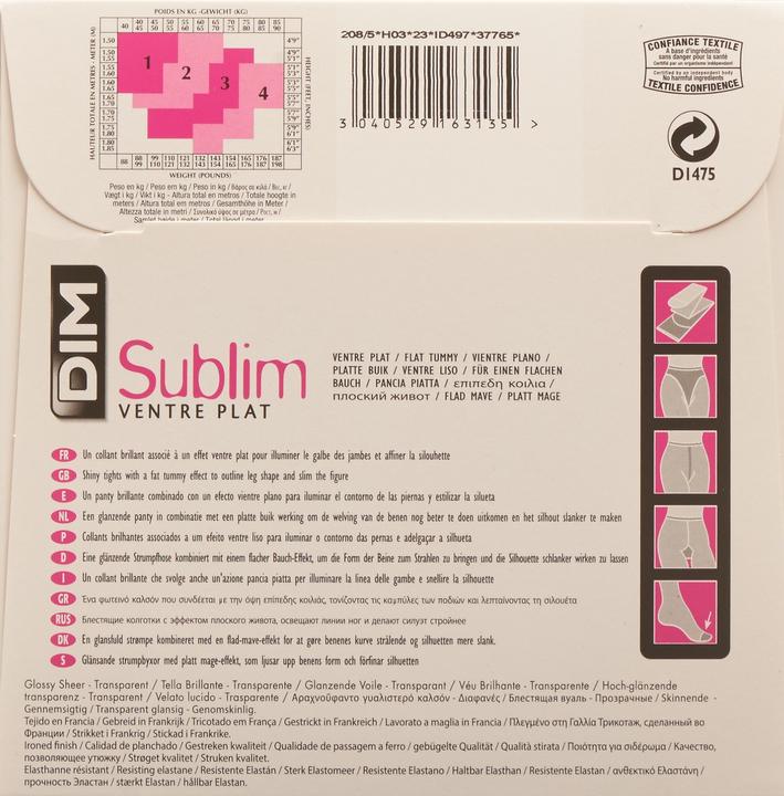 Immagine prodotto DIM Sublim Ventre Plat (15 DEN, 42 - 44)