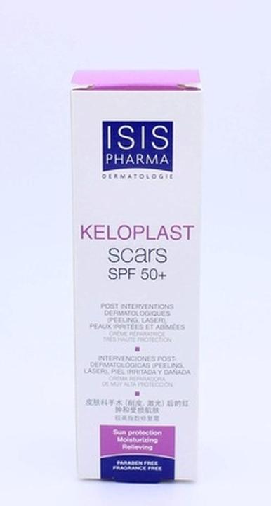 Actual product image Isispharma KELOPLAST SCARS SPF50+ (Sun cream face, SPF 50+, 40 ml)