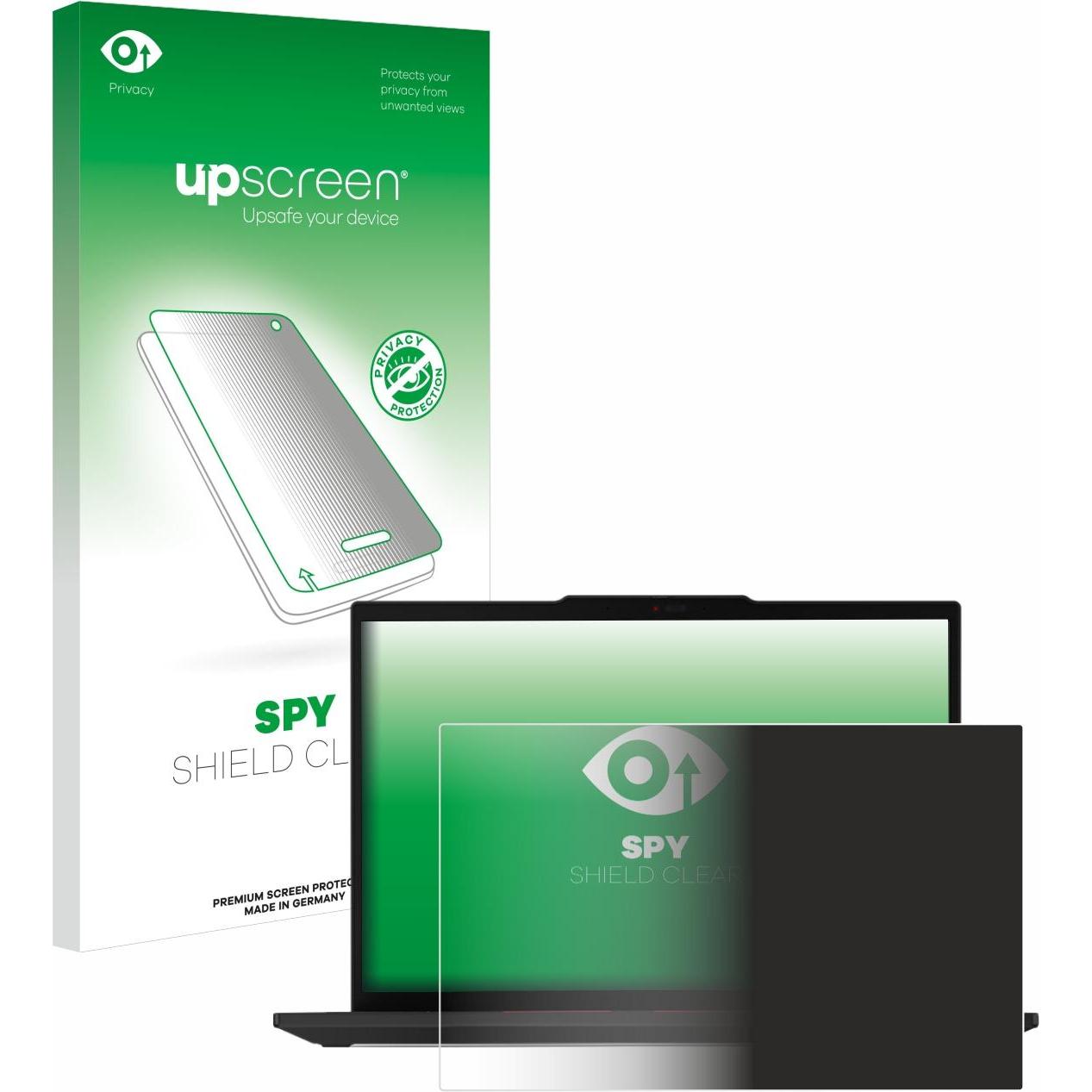upscreen Spy Shield Blickschutzfolie (35.56", 16 : 10), Notebook Schutzfolie