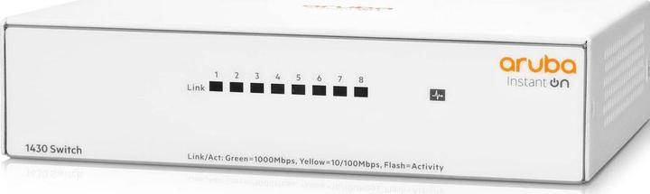 Produktbild HPE Aruba Instant On 1430 8G, Non gestito, L2, Gigabit Ethernet (10/100/1000) (8 Ports)