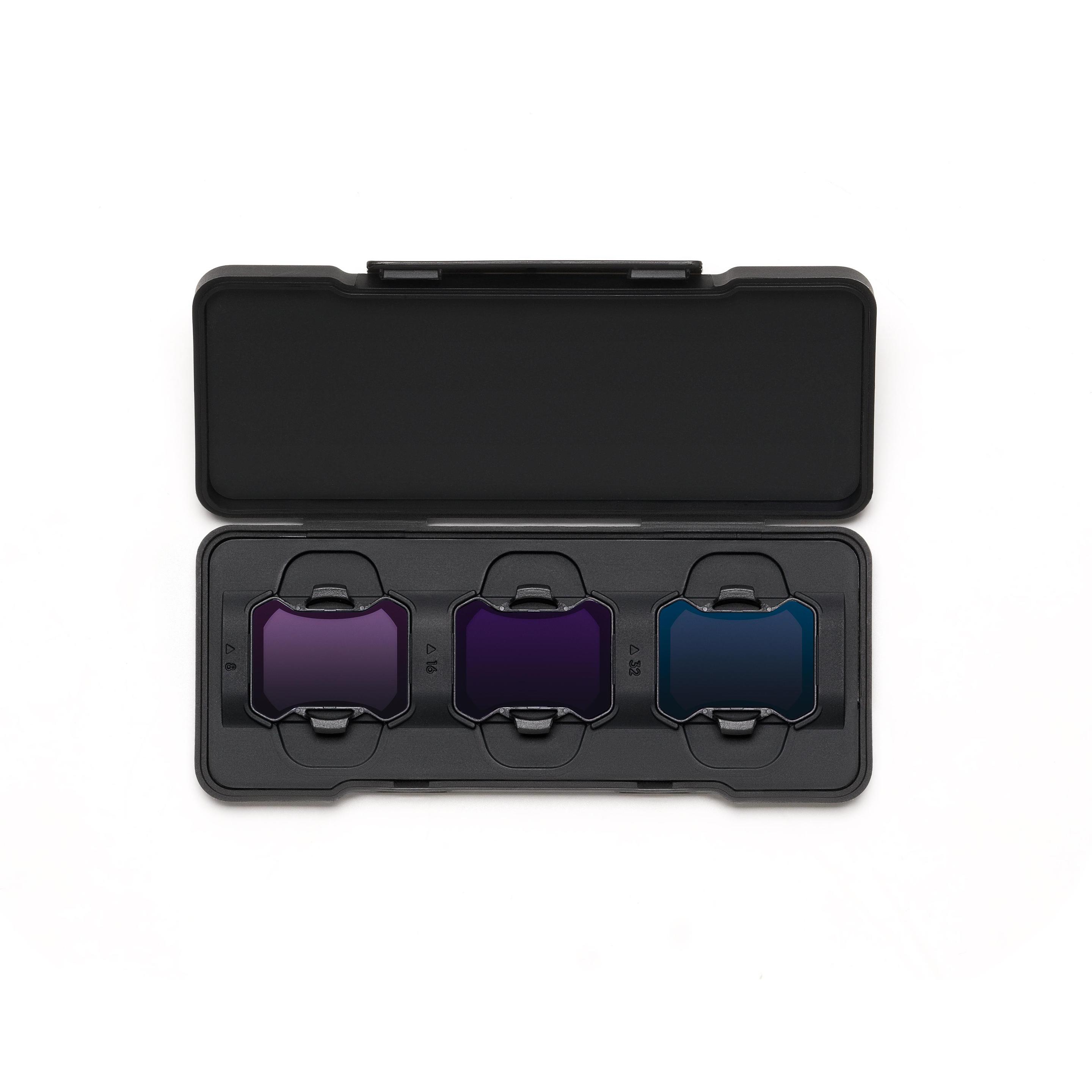 DJI Avata 2 ND Filters Set (ND8/16/32) (Drohnen Filter, DJI Avata 2), Drohne Zubehör, Schwarz
