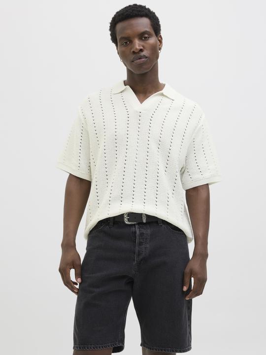 Image du produit Jack & Jones Jorparos Knit Easter Ss Crochet Polo (S)