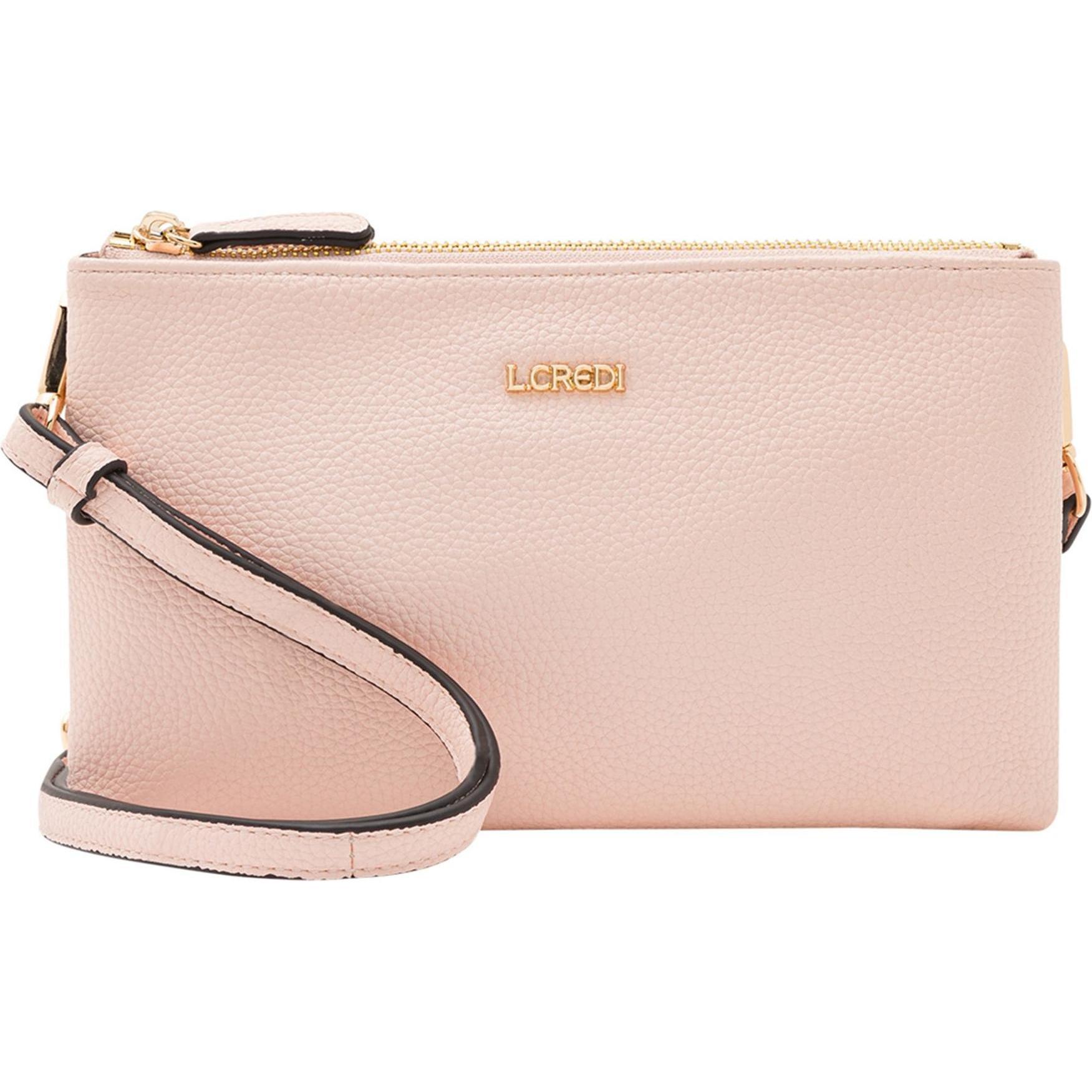 L.Credi, Handtasche, Ella Umhängetasche 14 cm, Beige