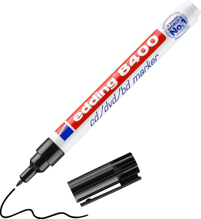 Produktbild Edding 8400 (Black, 1 mm, 1 x)