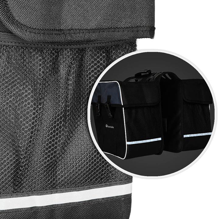 Immagine prodotto tectake Borsa da bicicletta (35 l, Borsa portapacchi)