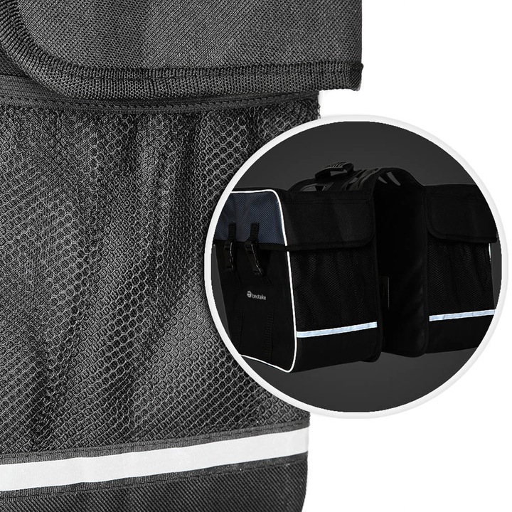 Produktbild tectake Fahrradtasche (35 l, Gepäckträgertasche)