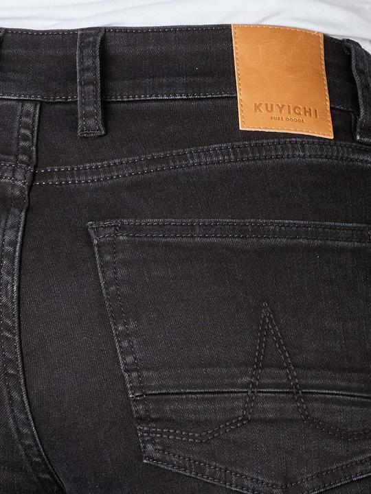 Actual product image Kuyichi Sara Jeans Straight black rinse (W26/L30)