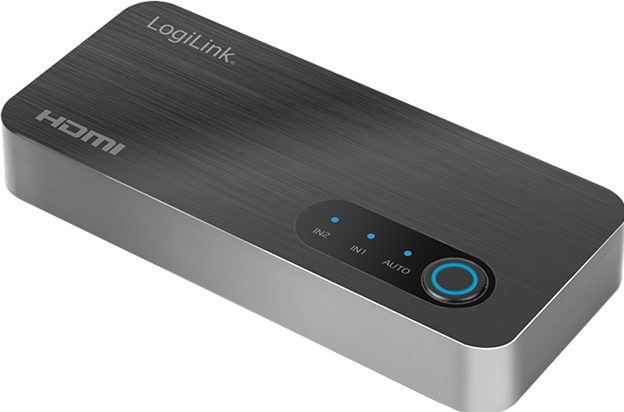 Produktbild LogiLink HDMI-Switch, 2x1-Port, 8K/60 Hz, HDCP, HDR, VRR, CEC