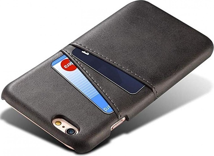 Produktbild Screenguard Apple iPhone 6/6S CardCaddy Leder Backcase mit Kartenfächern (Apple iPhone 6)