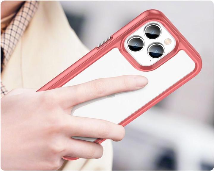 Produktbild Hurtel Outer Space Case iPhone 14 Pro Max hard cover with a gel frame red (Apple iPhone 14 Pro Max)