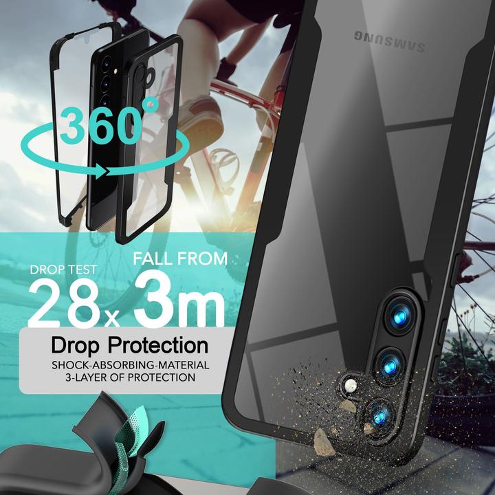 Actual product image Nalia Clear 360 Degree Hybrid Envelope (Samsung Galaxy S24+)