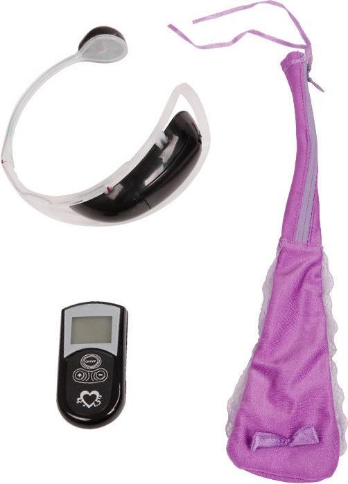 Actual product image Baile Tanga Con Vibrador Con Control Remoto Purple
