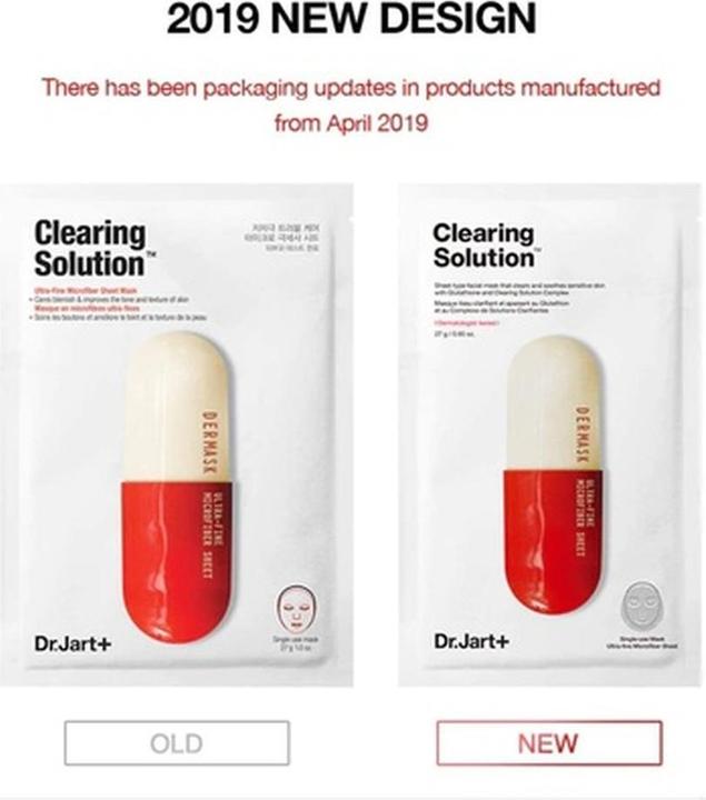 Actual product image Dr. Jart+ Dermask Micro jet Clearing Solution (5ea)