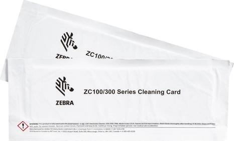 Actual product image Zebra Cleaning material ZC100/300/350 Cleaning Cards