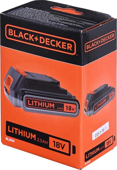 Produktbild Black & Decker Akku BL2518 18V 2,5 Ah (18 V)