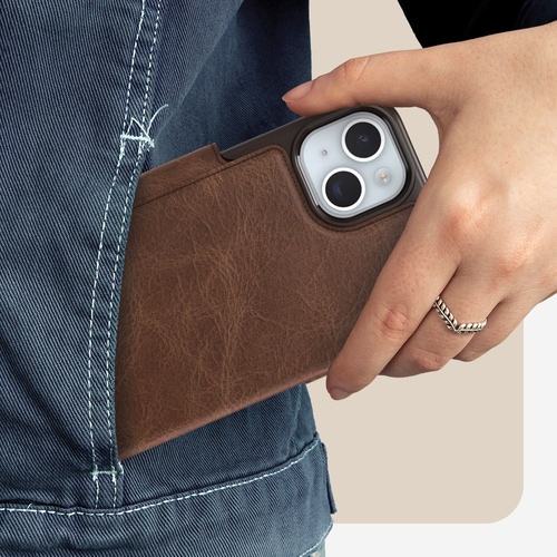 Produktbild OtterBox Strada Folio mit MagSafe (Apple iPhone 15 Plus)