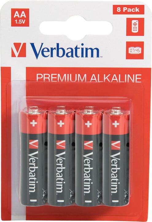 Actual product image Verbatim Premium Alkaline (8 pcs., AA)