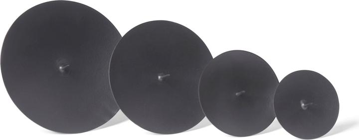 Produktbild Novaliv 4x Kerzenpick | Dorn, 6 cm SCHWARZ | Kerzenhalter für Adventskranz Kerzenpin Weihnachtskranz