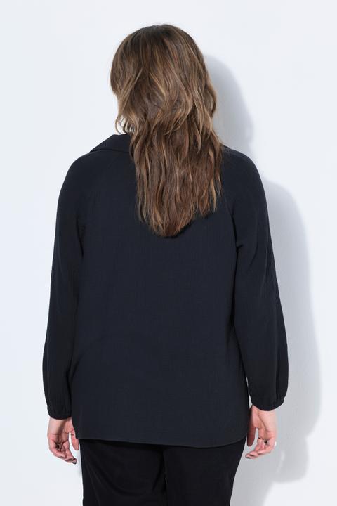 Immagine prodotto Studio Untold Musselin Tunika, weiter Raglan-Langarm (50, 52)
