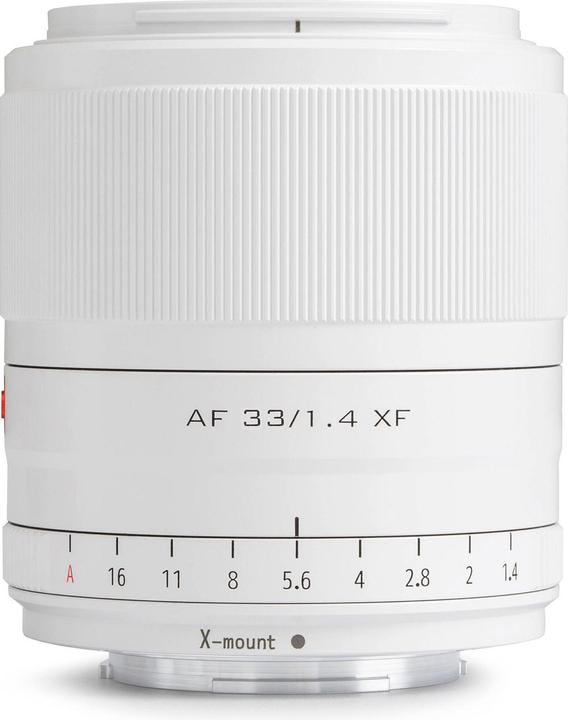 Produktbild Viltrox FX 33 F1.4 AF Fuji X Mount White (limited edition) (Fujifilm X, APS-C / DX)