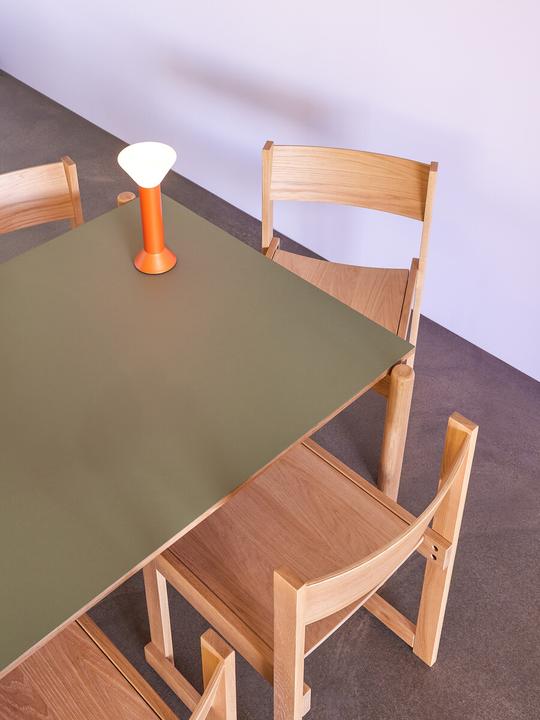 Actual product image Hübsch Flash Portable Lamp Metallic Orange