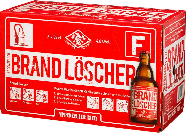 Produktbild Appenzeller Bier Brand Löscher (8 x 33 cl)