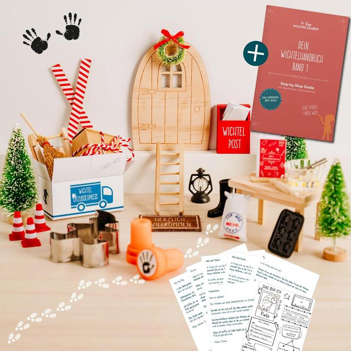 Produktbild 24 Tage Wichtelzauber Wichteltür Set