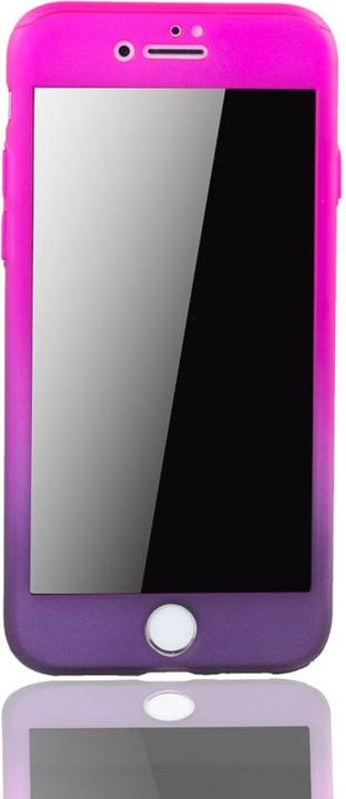 Produktbild König Design Schutz Handy Hülle für Apple iPhone 6 / 6s Full Case Cover Displayschutz Pink (Apple iPhone 6)