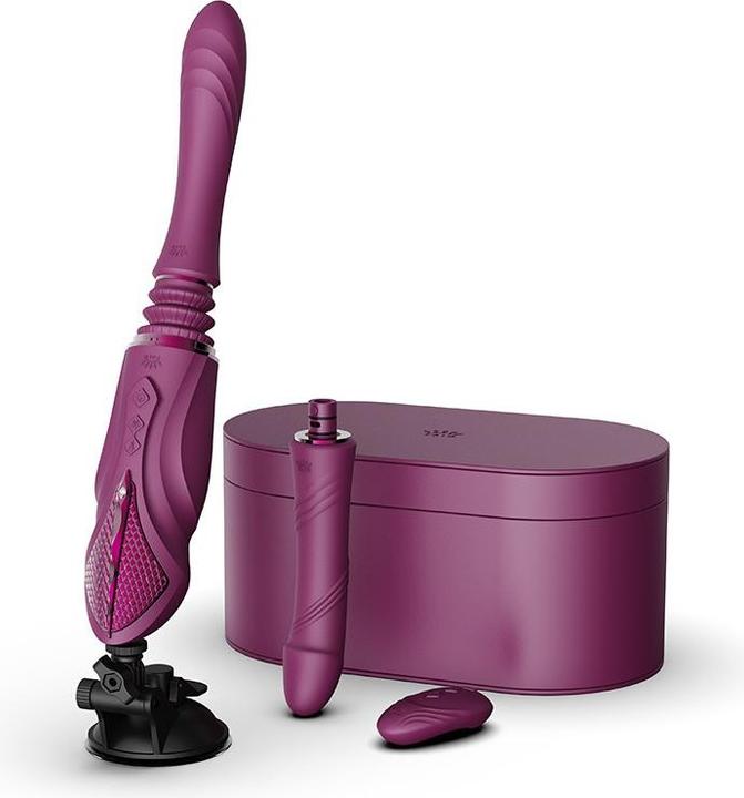Actual product image Zalo Sesh shock heating vibrator with remote control