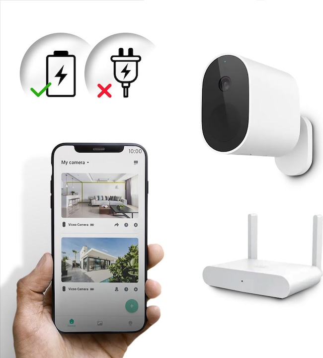 Actual product image Xiaomi Mi Wireless Outdoor Surveillance Camera (1920 x 1080 Pixels)