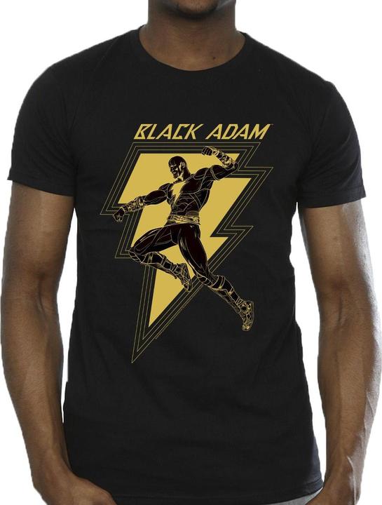 Produktbild Black Adam Golden Bolt Brust TShirt (3XL)
