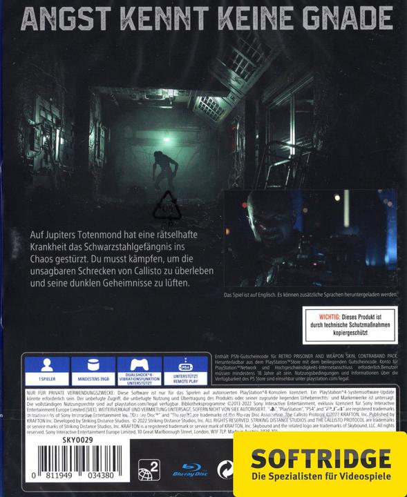Image du produit Skybound Le protocole Callisto (PS4, DE)