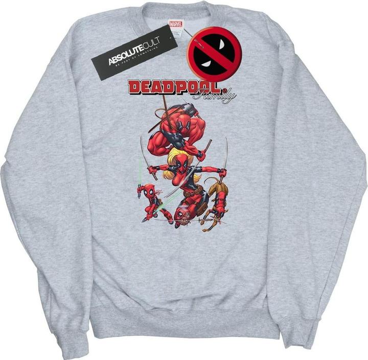 Actual product image Mens Deadpool Family Sweatshirt (XXL)