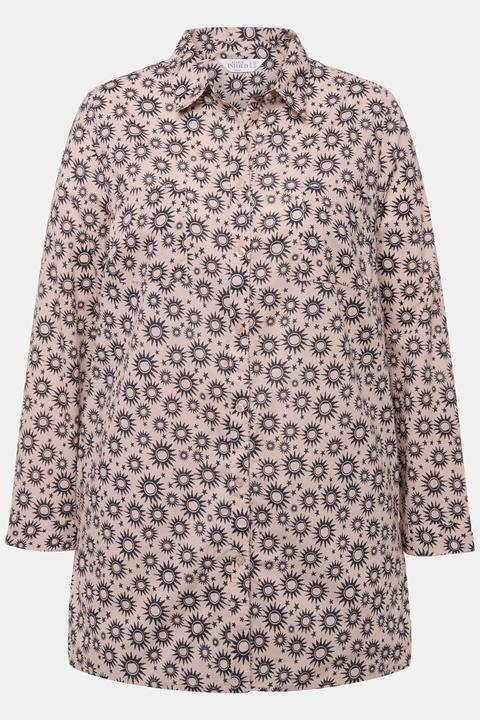 Actual product image Studio Untold Sun Print Button-Down Blouse (42, 44)