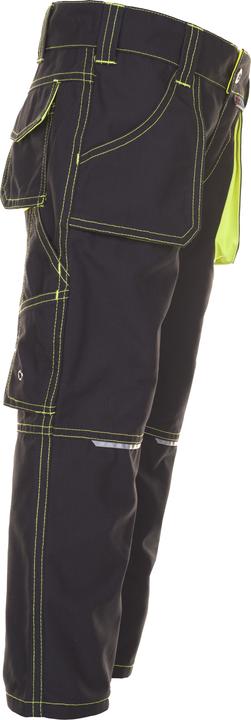 Image du produit Planam Pantalon à taille enfant Junior taille 110/116 anthracite/jaune (110)