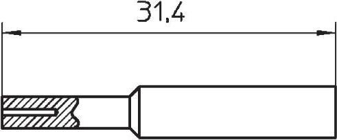Produktbild Weller Erem XNT-Messspitze (Lötspitze)