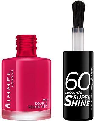 Produktbild Rimmel London 60 Seconds Super Shine (310 Double Decker Red, Farblack)