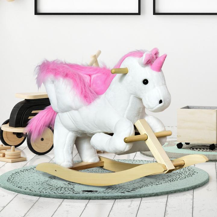 Produktbild Homcom Schaukeltier mit Einhorndesign
