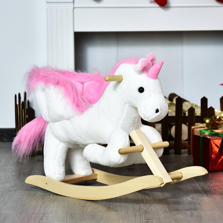 Produktbild Homcom Schaukeltier mit Einhorndesign