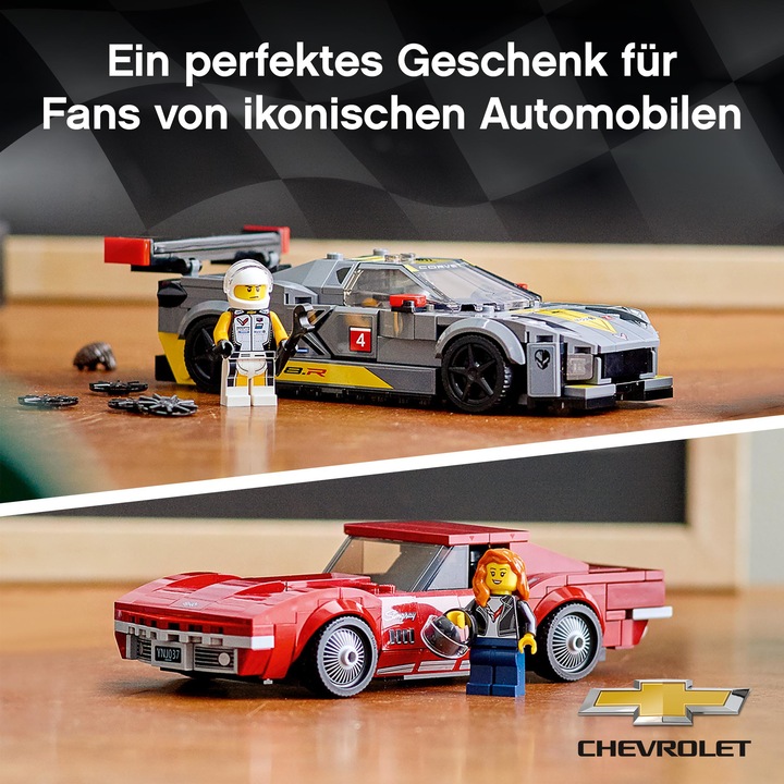Produktbild LEGO Chevrolet Corvette C8.R & 1969 (76903, LEGO Speed Champions)