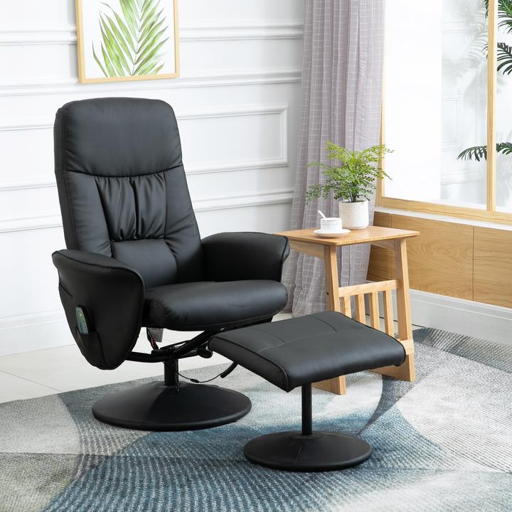 Actual product image Homcom Massage chair with footstool and remote control