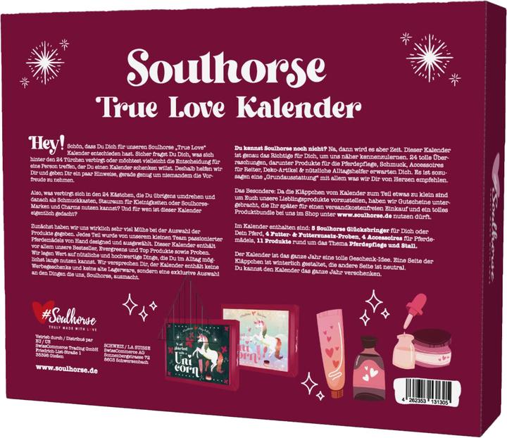 Nutritional values and ingredients Soulhorse Rehearsal calendar