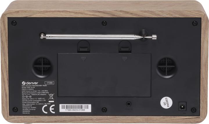Actual product image Denver DAB-18LW (FM, DAB, Bluetooth)