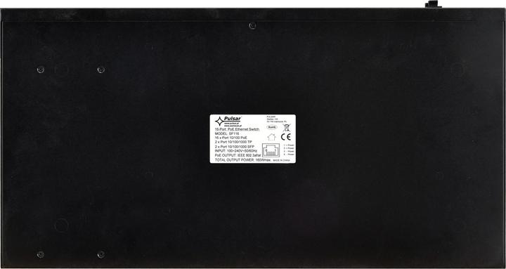 Produktbild Pulsar SF116 Netzwerk-Switch Managed Fast Ethernet (10/100) Power over Ethernet (PoE) 1U (16 Ports)